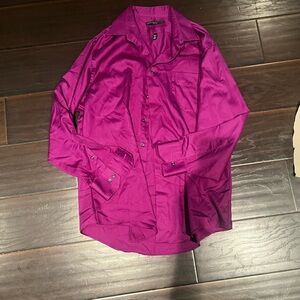 Fuchsia men’s button-down